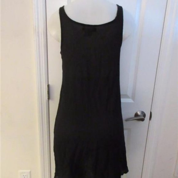 ANNE COLE COLLECTION BLACK  COVERUP DRESS M - Picture 3 of 4